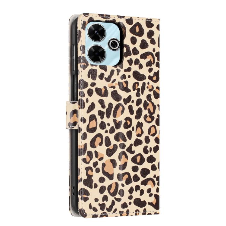 For Redmi 13 4G Colorful Painting Vegan Leather Phone Case with Lanyard
