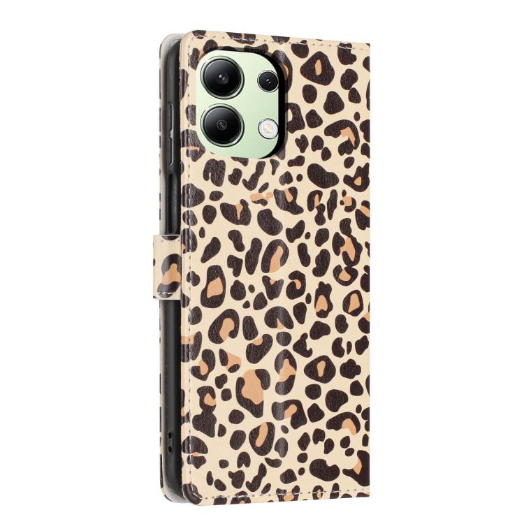 For Redmi Note 13 4G Colorful Painting Vegan Leather Phone Case with Lanyard