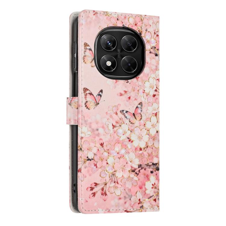 For Redmi Note14 Pro 5G Colorful Painting Vegan Leather Phone Case with Lanyard
