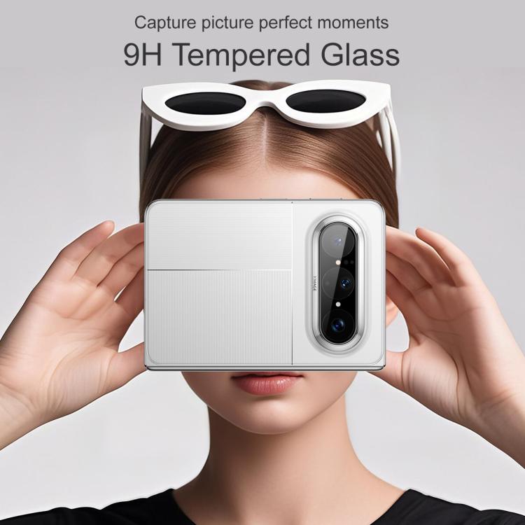 For Huawei Pura X Max IMAK Black Version HD Glass Rear Camera Lens Film, Self-positioning Version