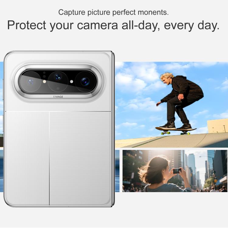 For Huawei Pura X Max IMAK Black Version HD Glass Rear Camera Lens Film, Self-positioning Version