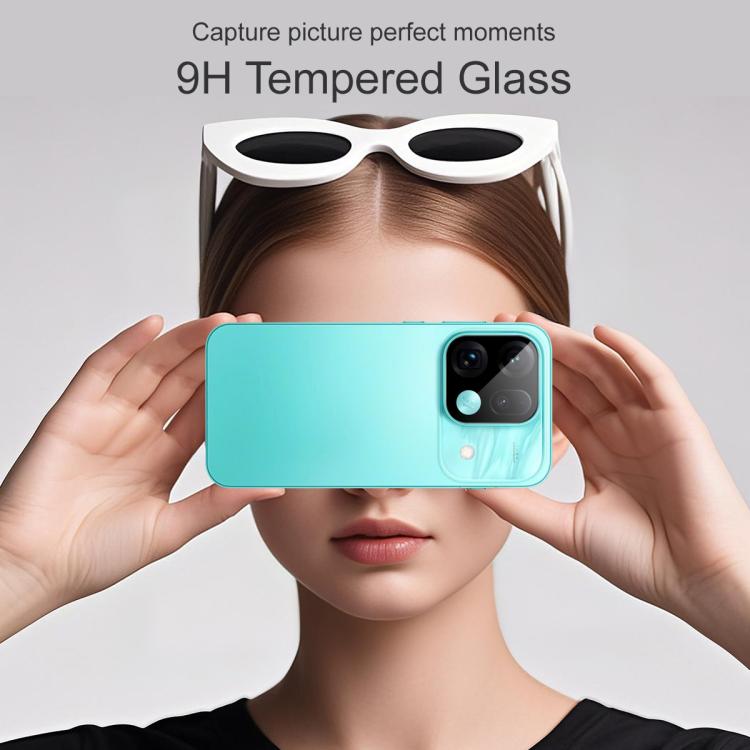 For OPPO Find X9s Pro 5G IMAK Black Version HD Glass Rear Camera Lens Film, Self-positioning Version