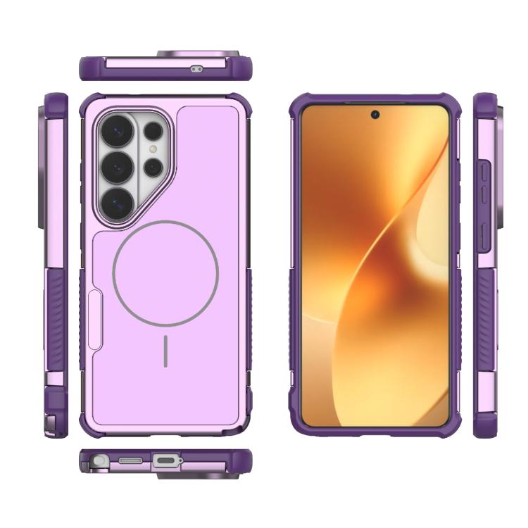 For Galaxy S26 Ultra 5G Heat Dissipation Air Shockproof TPU + PC Magsafe Phone Case