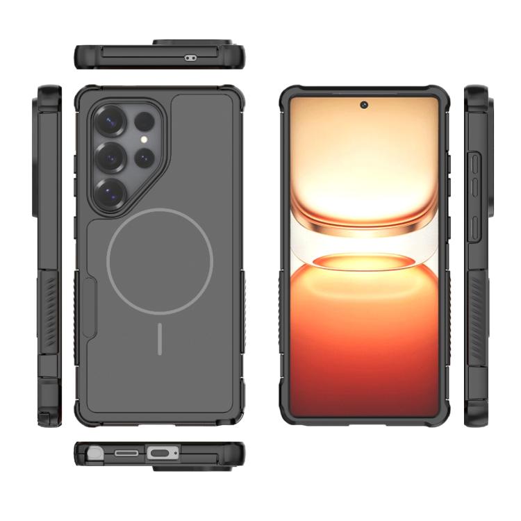 For Galaxy S25 Ultra 5G Heat Dissipation Air Shockproof TPU + PC Magsafe Phone Case