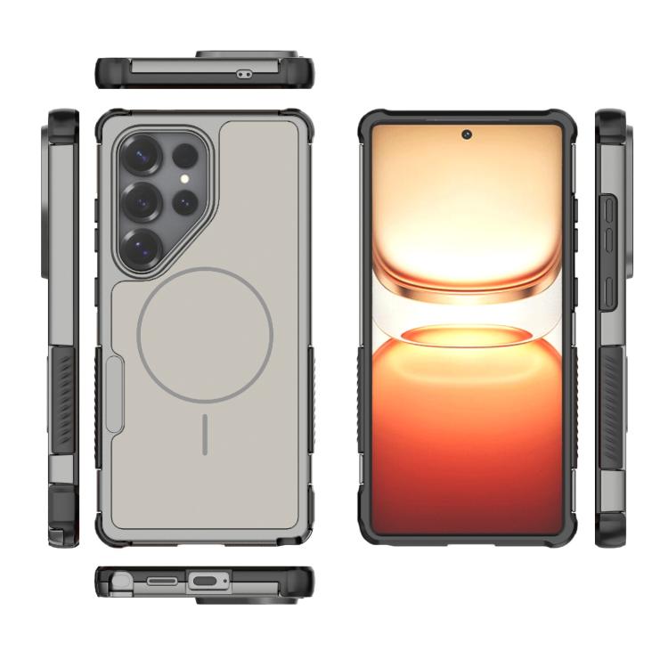 For Galaxy S25 Ultra 5G Heat Dissipation Air Shockproof TPU + PC Magsafe Phone Case