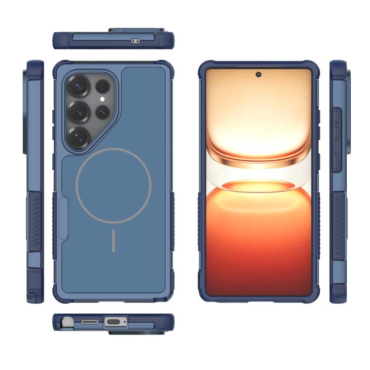 For Galaxy S25 Ultra 5G Heat Dissipation Air Shockproof TPU + PC Magsafe Phone Case