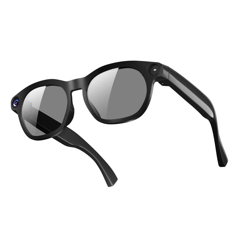CY03 Smart AI Glasses with 8MP HD Camera, Video Recording WiFi Transmission, Al Smart Voice Assistant, Type:Sunglasses - Black