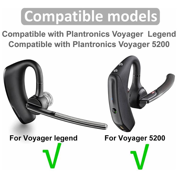 For Plantronics Voyager 5200 5220 5210 / Legend Series XDcase 3pcs / Set Replacement Silicone Ear Tips Kit, M Size - Black Red