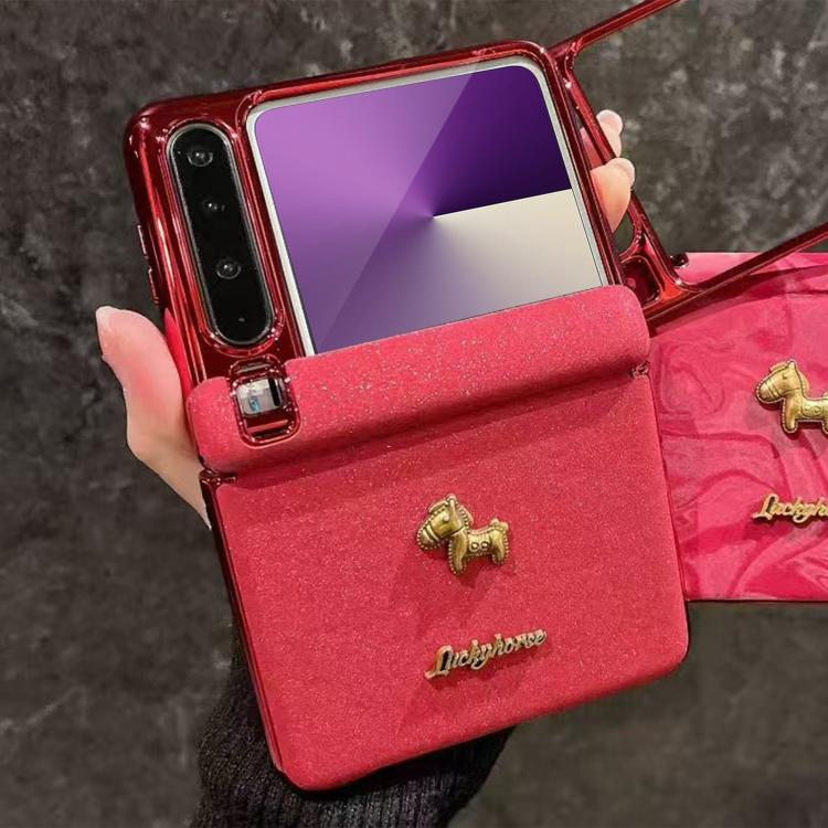 For Huawei Pura X Integrated Himalayan Pattern with Pony Accessory Shockproof Phone Case