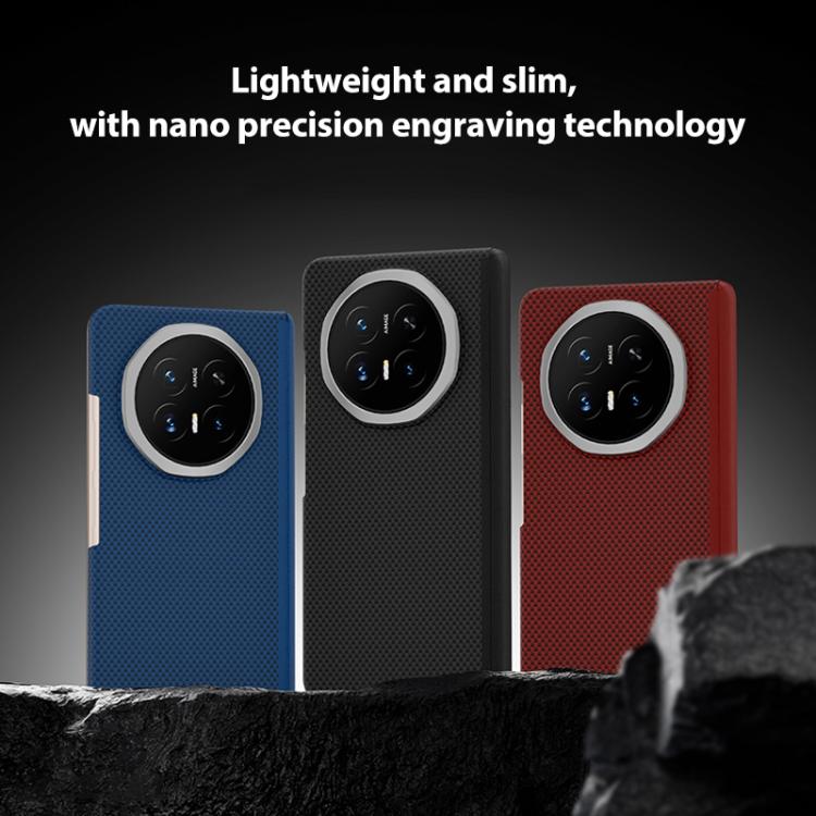 For Honor Magic V6 Mars Series Nanofiber Center Dual Axis Magnetic Phone Case