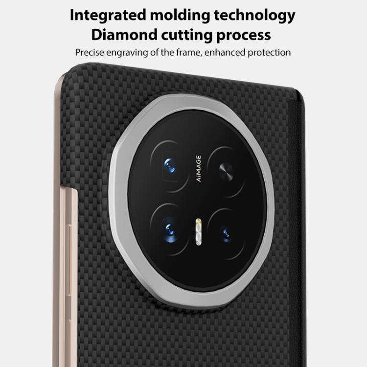 For Honor Magic V6 Mars Series Nanofiber Center Dual Axis Magnetic Phone Case