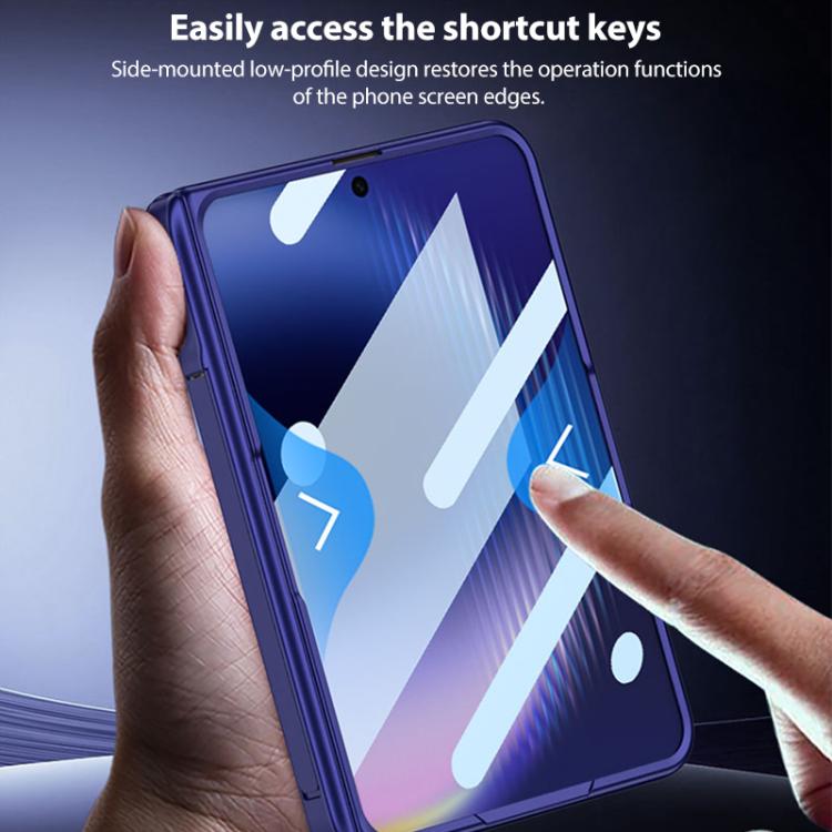 For Huawei Pura X Max GKK Integrated Folding Hinged Full Coverage Magnetic Phone Case with Side Cover Holder