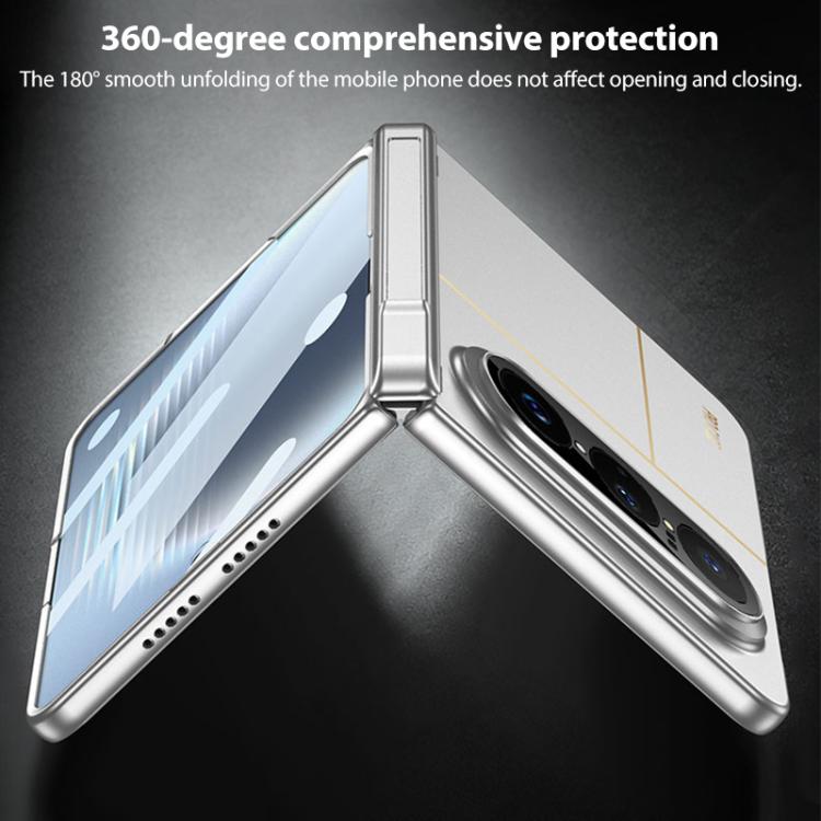For Huawei Pura X Max GKK Integrated Folding Hinged Full Coverage Magnetic Phone Case with Side Cover Holder