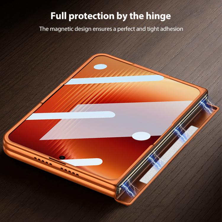 For Huawei Pura X Max GKK Integrated Folding Hinge Full Coverage Phone Case with Magnetic Rotating Holder