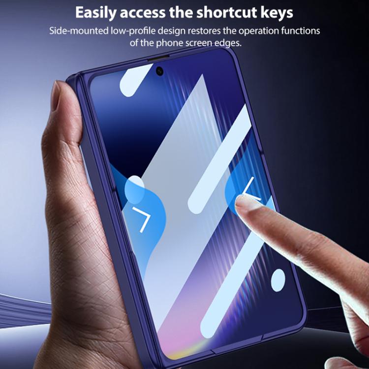 For Huawei Pura X Max GKK Integrated Folding Hinge Full Coverage Phone Case with Magnetic Rotating Holder