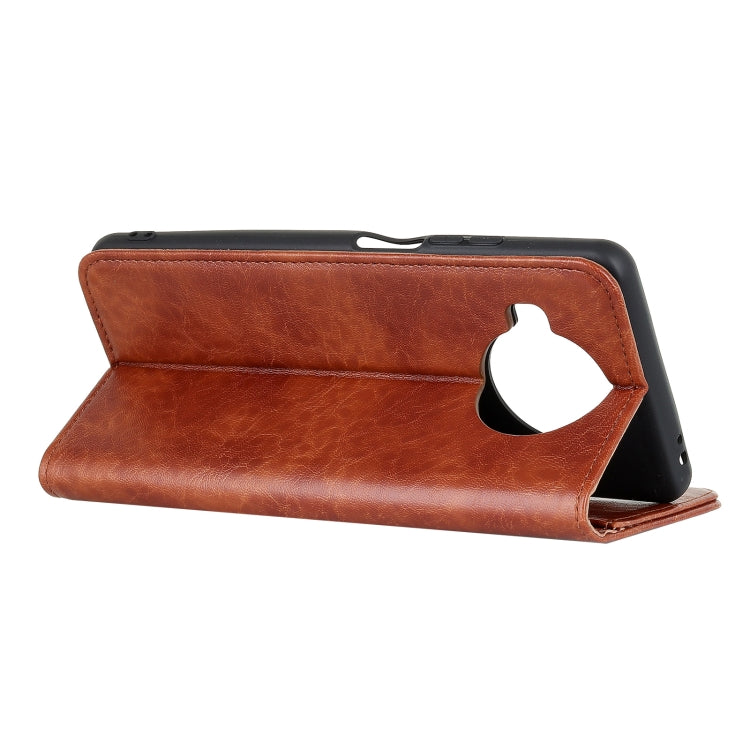 Magnetic Crazy Horse Texture Horizontal Flip Leather Case with Holder & Card Slots & Wallet For Xiaomi Mi 10T Lite