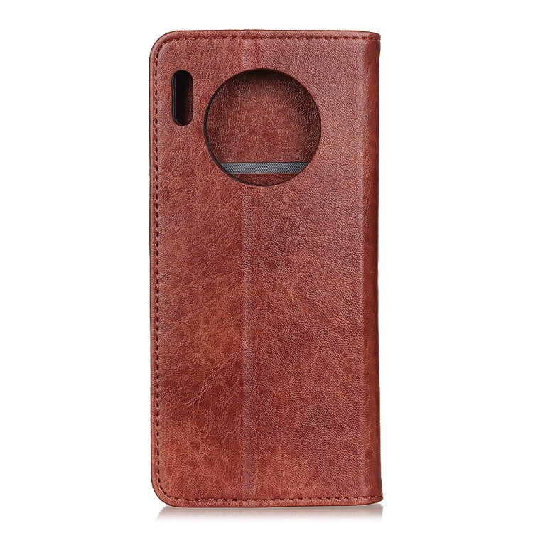 Magnetic Crazy Horse Texture Horizontal Flip Leather Case with Holder & Card Slots & Wallet For Huawei Y9a