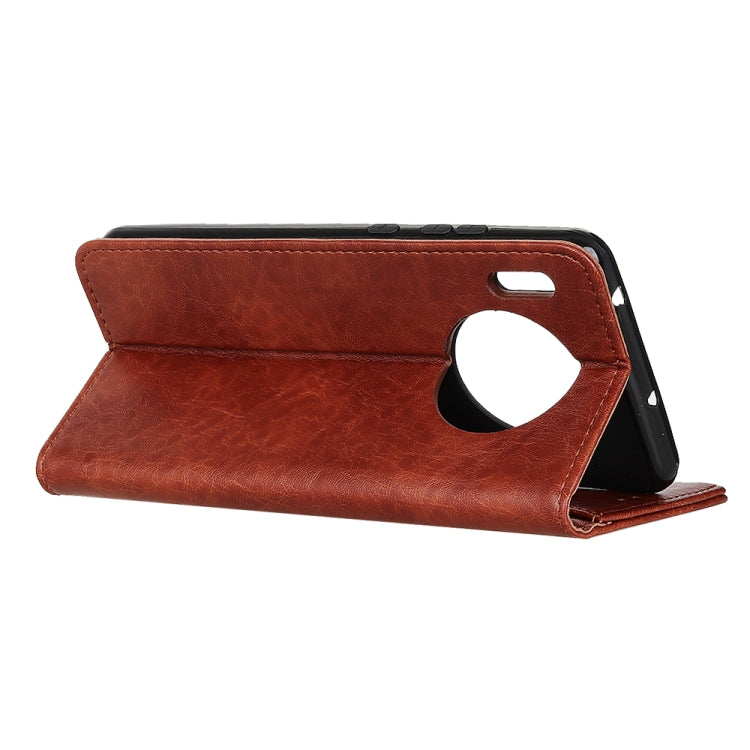 Magnetic Crazy Horse Texture Horizontal Flip Leather Case with Holder & Card Slots & Wallet For Huawei Y9a