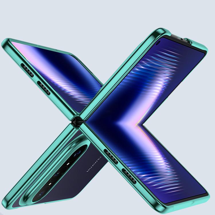 For Huawei Pura X Max 6D Electroplate PC Phone Case