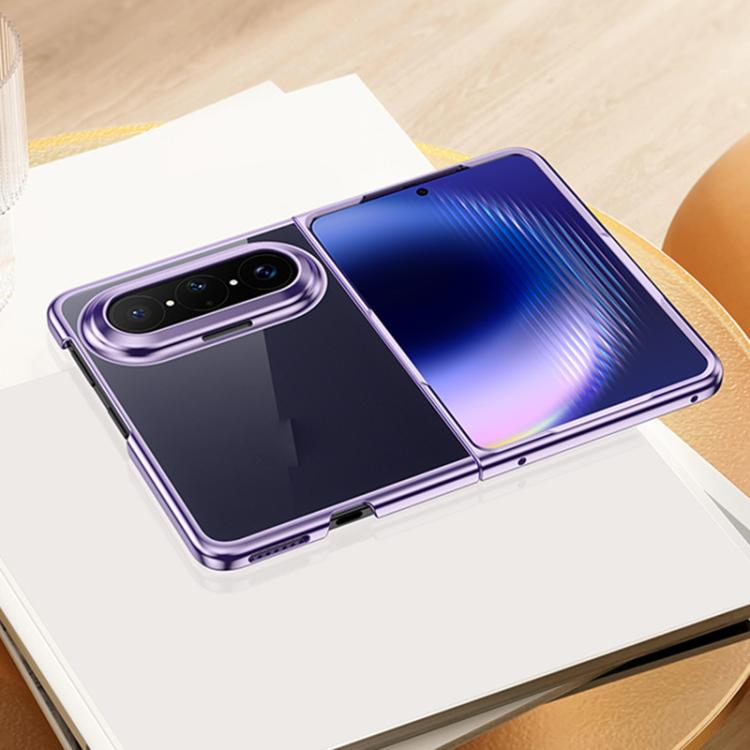 For Huawei Pura X Max 6D Electroplate PC Phone Case