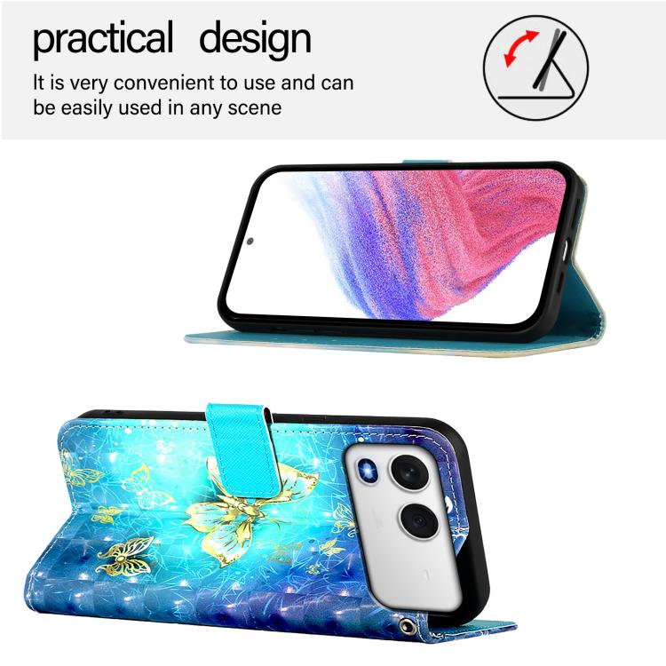 For itel A200 / A200+ 4G 3D Painting Horizontal Flip Leather Phone Case
