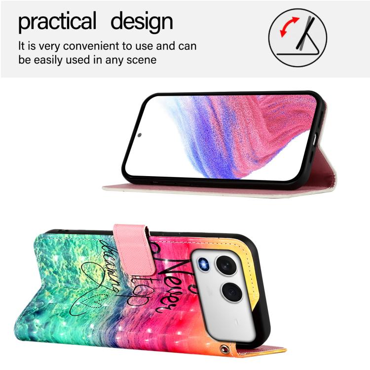 For itel A200 / A200+ 4G 3D Painting Horizontal Flip Leather Phone Case