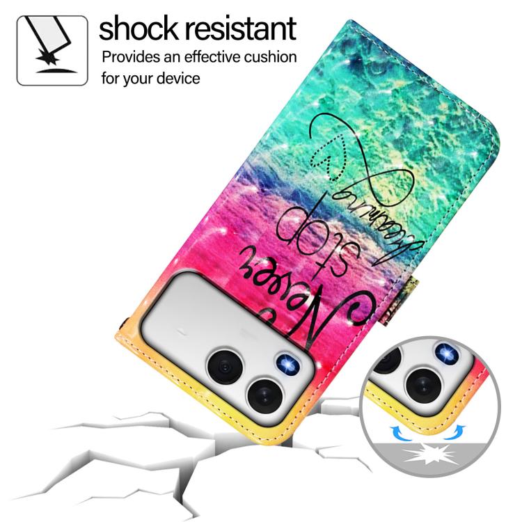 For itel A200 / A200+ 4G 3D Painting Horizontal Flip Leather Phone Case