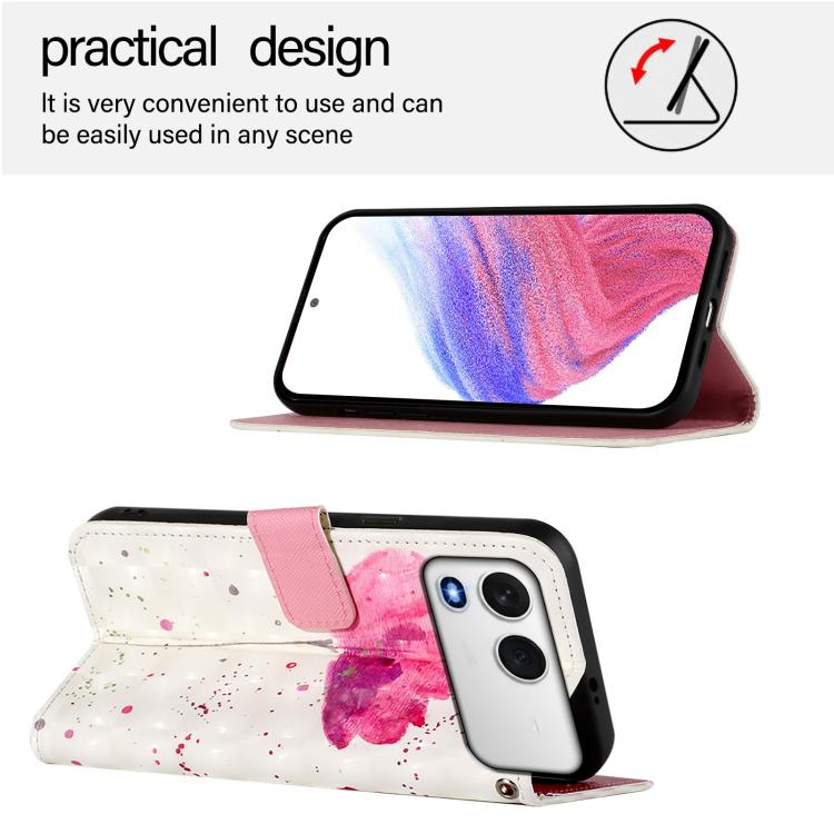 For itel A200 / A200+ 4G 3D Painting Horizontal Flip Leather Phone Case