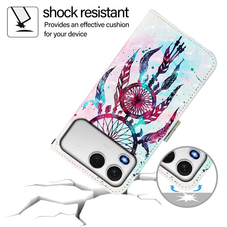 For itel A200 / A200+ 4G 3D Painting Horizontal Flip Leather Phone Case