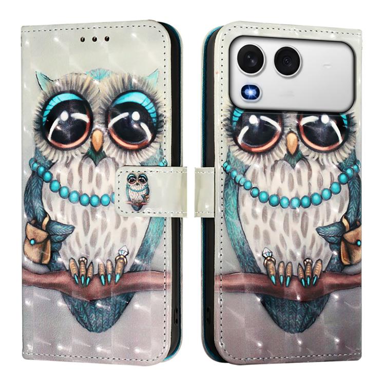 For itel A200 / A200+ 4G 3D Painting Horizontal Flip Leather Phone Case