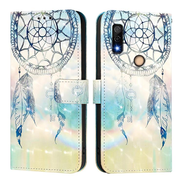 For Fujitsu Arrows We3 3D Painting Horizontal Flip Leather Phone Case