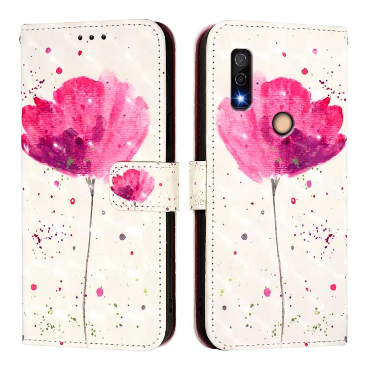 For Fujitsu Arrows We3 3D Painting Horizontal Flip Leather Phone Case