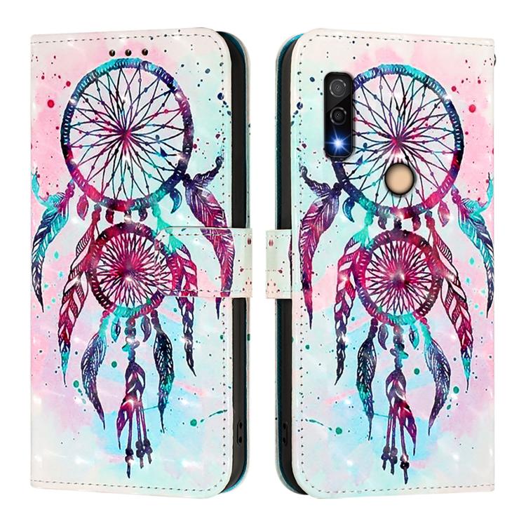 For Fujitsu Arrows We3 3D Painting Horizontal Flip Leather Phone Case