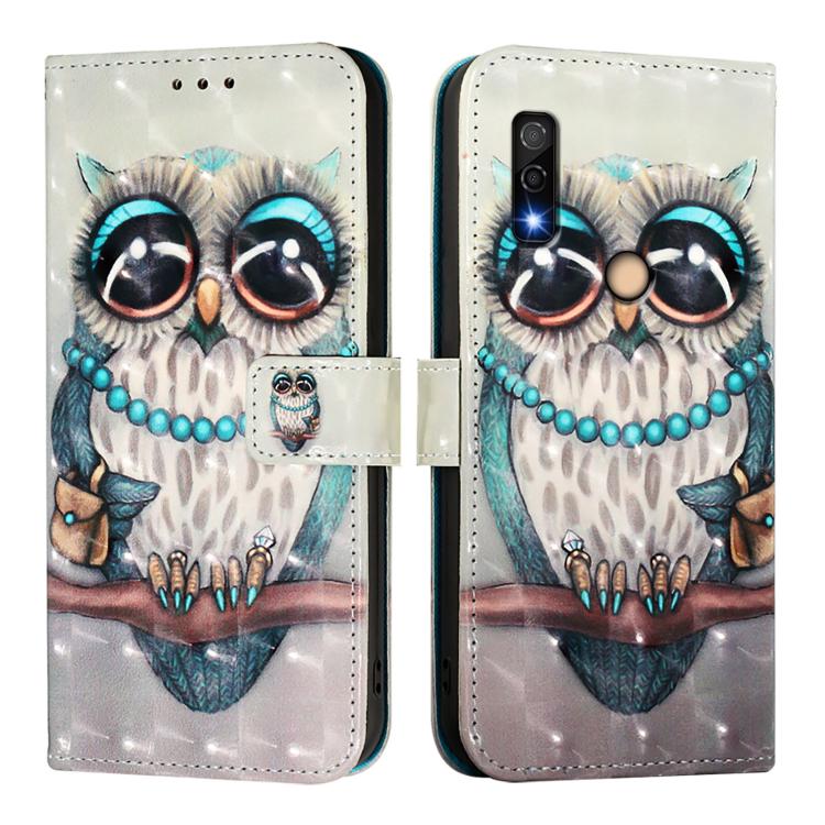 For Fujitsu Arrows We3 3D Painting Horizontal Flip Leather Phone Case