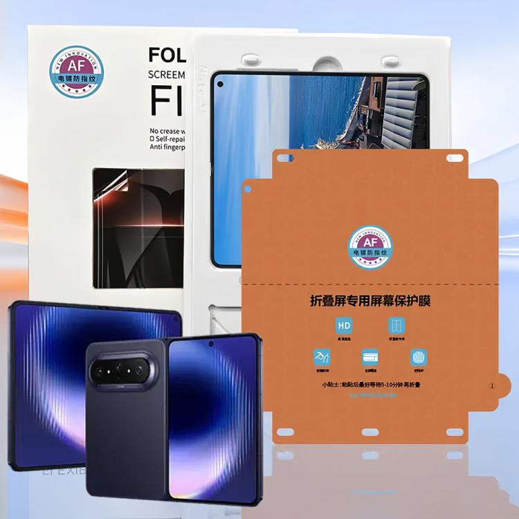 For Huawei Pura X Max Foldable Phone Inner Screen HD Soft Protector Hydrogel Film with Positioner