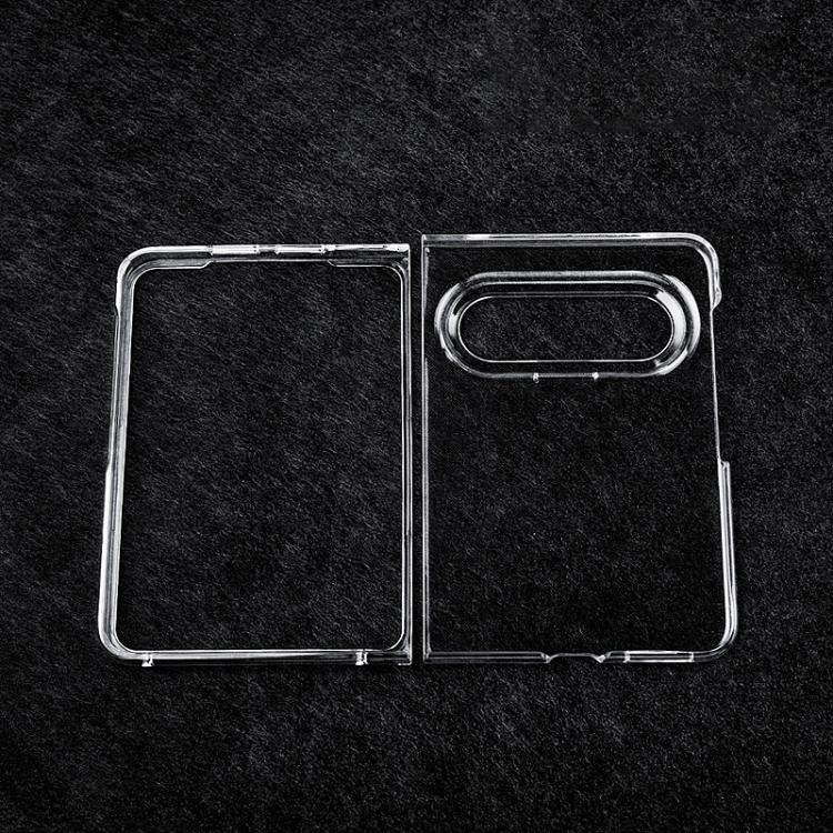 For Huawei Pura X Max Transparent High-definition Two-stage PC Phone Case