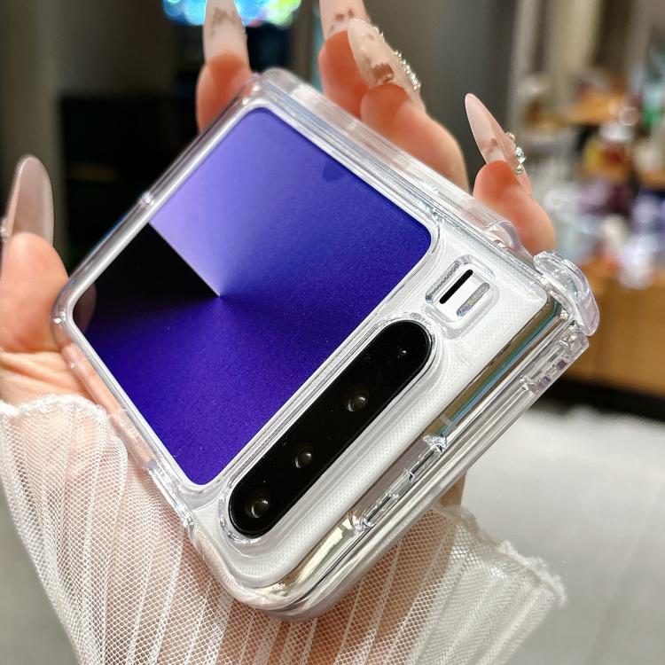 For Huawei Pura X Shell Pattern Magnetic Hinge Phone Case