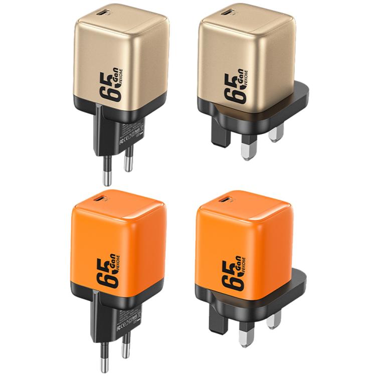 WK WU-09 Cinsuy ??65W Type-C Single Port GaN Charger, Plug Type:UK Plug