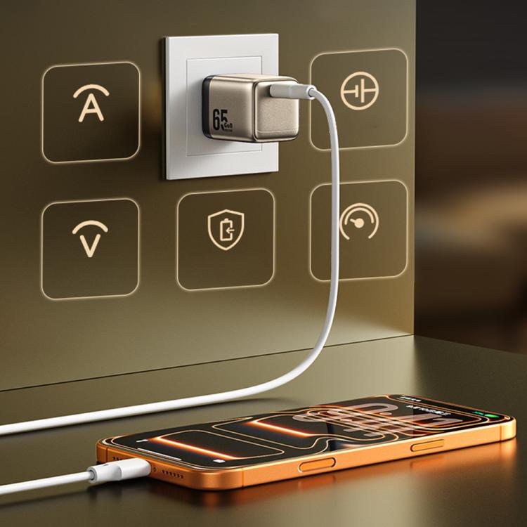 WK WU-09 Cinsuy ??65W Type-C Single Port GaN Charger, Plug Type:UK Plug