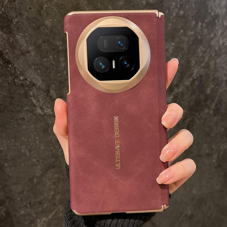 For Honor Magic V5 Skin Feel Sheepskin Shockproof Phone Case