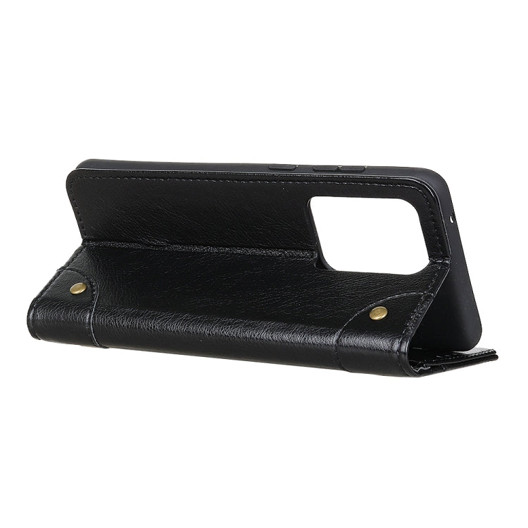 For Samsung Galaxy S30 Ultra / S21 Ultra Copper Buckle Nappa Texture Horizontal Flip Leather Case with Holder & Card Slots & Wallet
