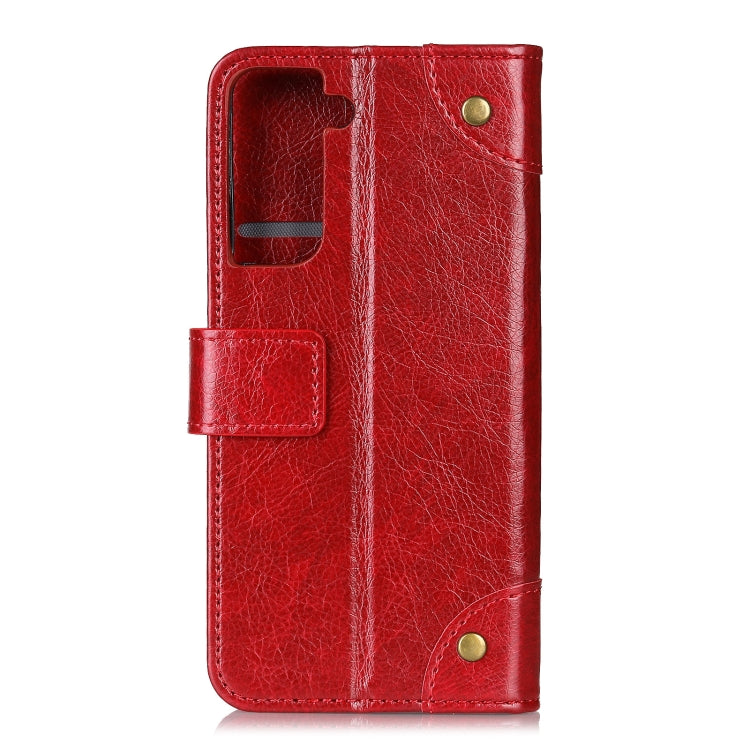 For Samsung Galaxy S30 / S21 Copper Buckle Nappa Texture Horizontal Flip Leather Case with Holder & Card Slots & Wallet