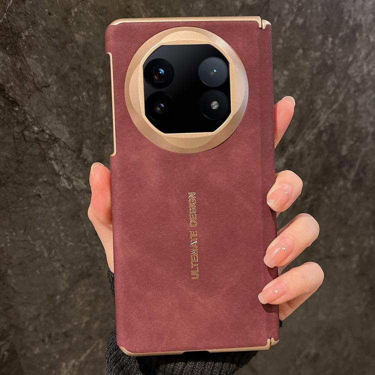 For vivo X Fold5 Skin Feel Sheepskin Shockproof Phone Case