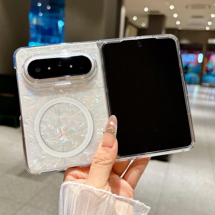 For Huawei Pura X Max Shell Pattern Two-section PC Magnetic Phone Case