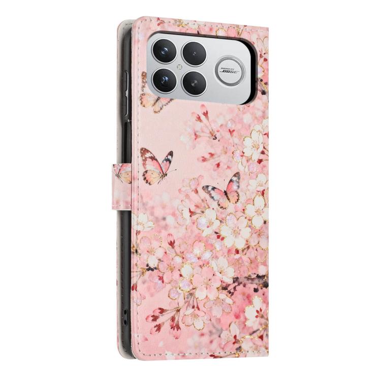 For Xiaomi Poco F8 Ultra 5G Colorful Painting Vegan Leather Phone Case with Lanyard