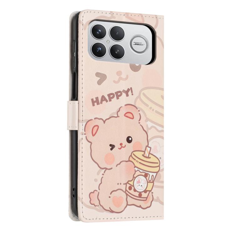 For Xiaomi Poco F8 Ultra 5G Colorful Painting Vegan Leather Phone Case with Lanyard