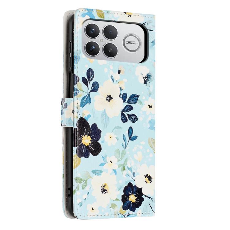 For Xiaomi Poco F8 Ultra 5G Colorful Painting Vegan Leather Phone Case with Lanyard