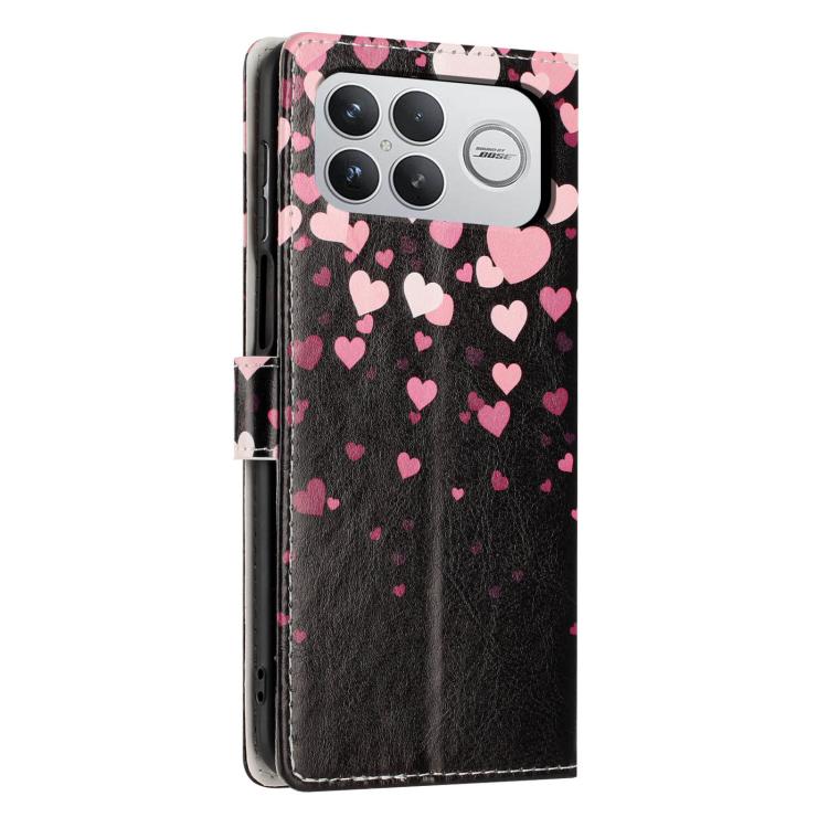 For Xiaomi Poco F8 Ultra 5G Colorful Painting Vegan Leather Phone Case with Lanyard