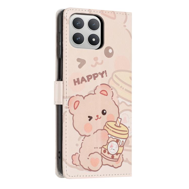 For Xiaomi Poco F8 Pro 5G Colorful Painting Vegan Leather Phone Case with Lanyard