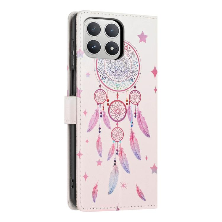 For Xiaomi Poco F8 Pro 5G Colorful Painting Vegan Leather Phone Case with Lanyard